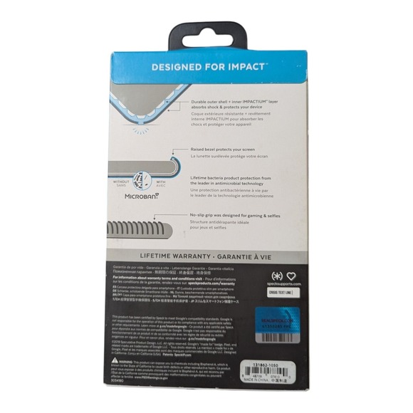 H6. Speck Presidio Grip Hard Case for Google Pixel 4 XL - Black - Picture 2 of 2